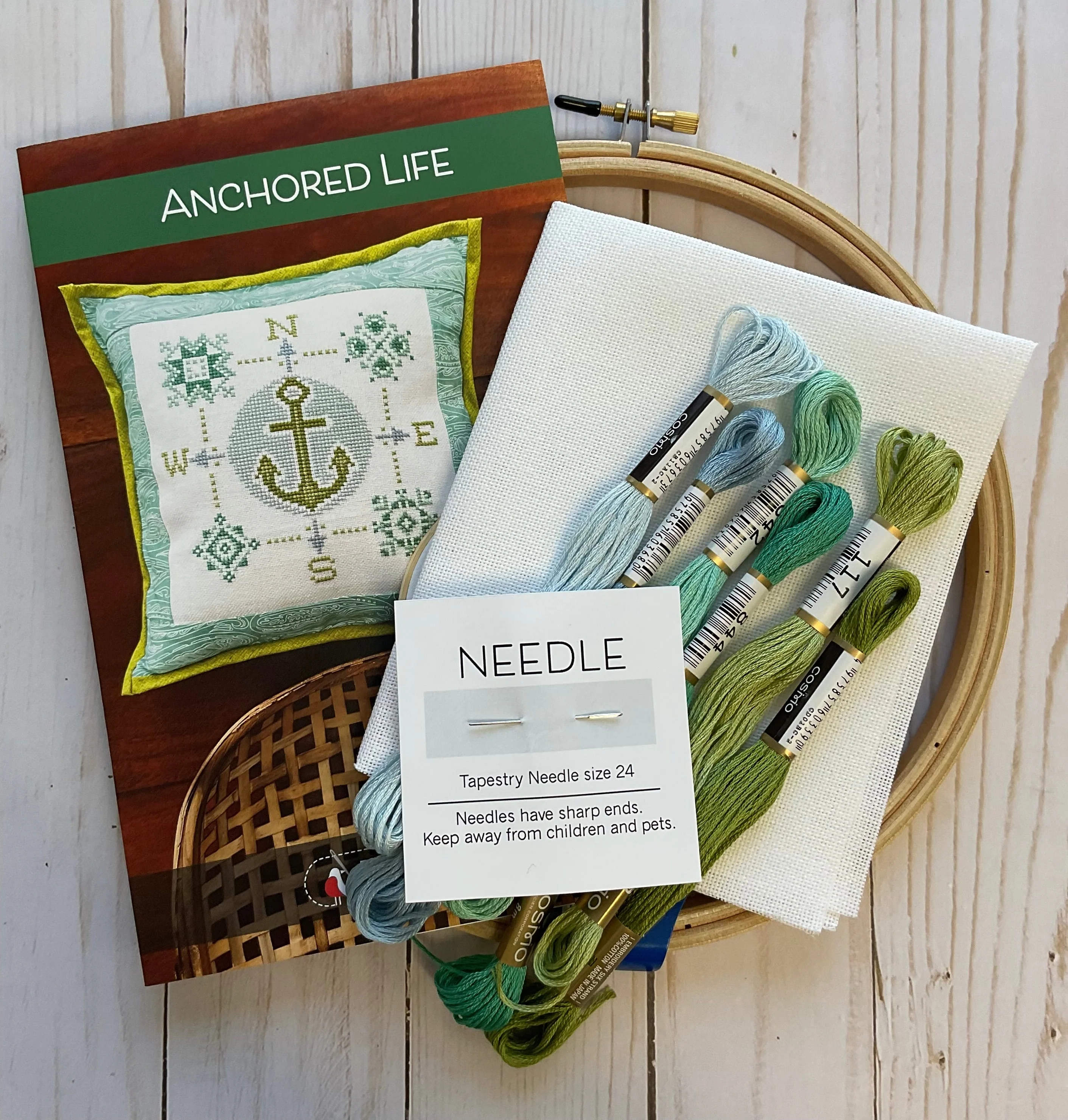 Anchored Life Cross Stitch Kit - Image 2