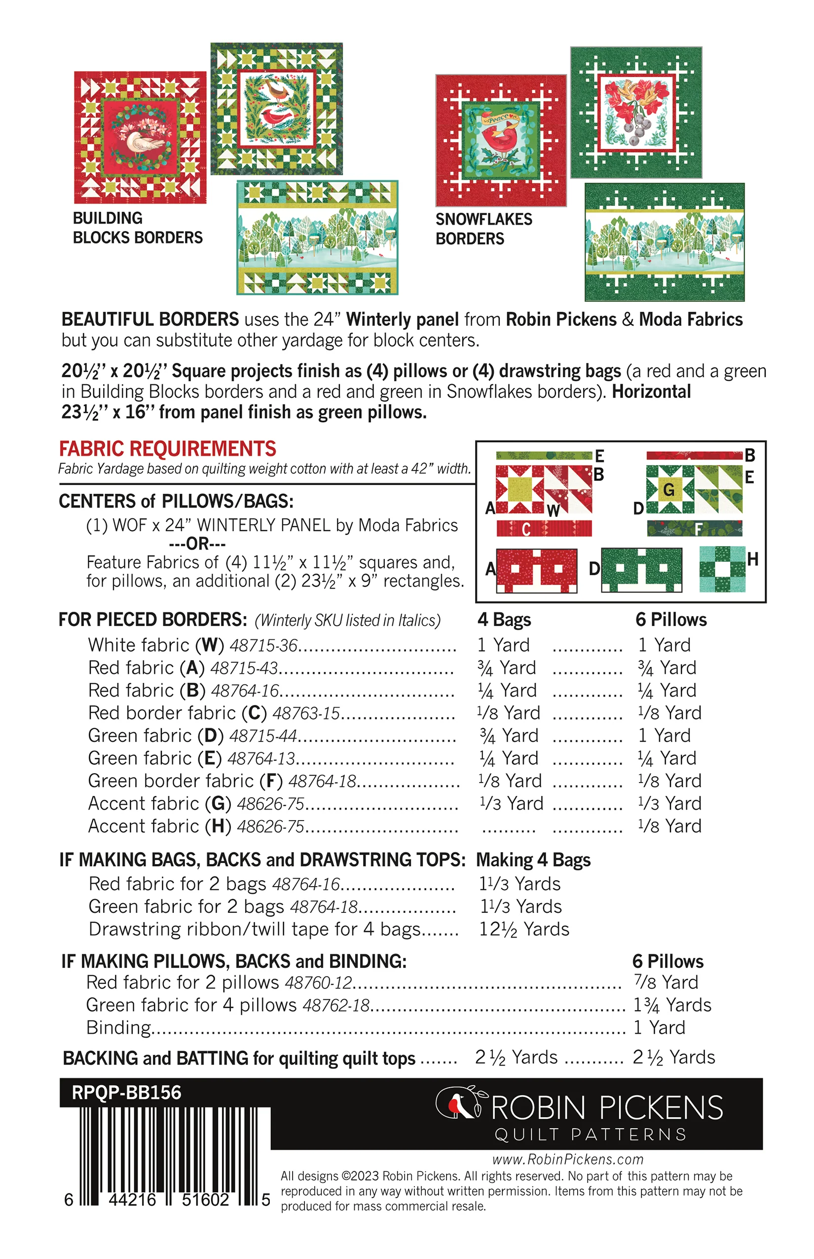 Beautiful Borders for Bags and Pillows, printed booklet - Image 2