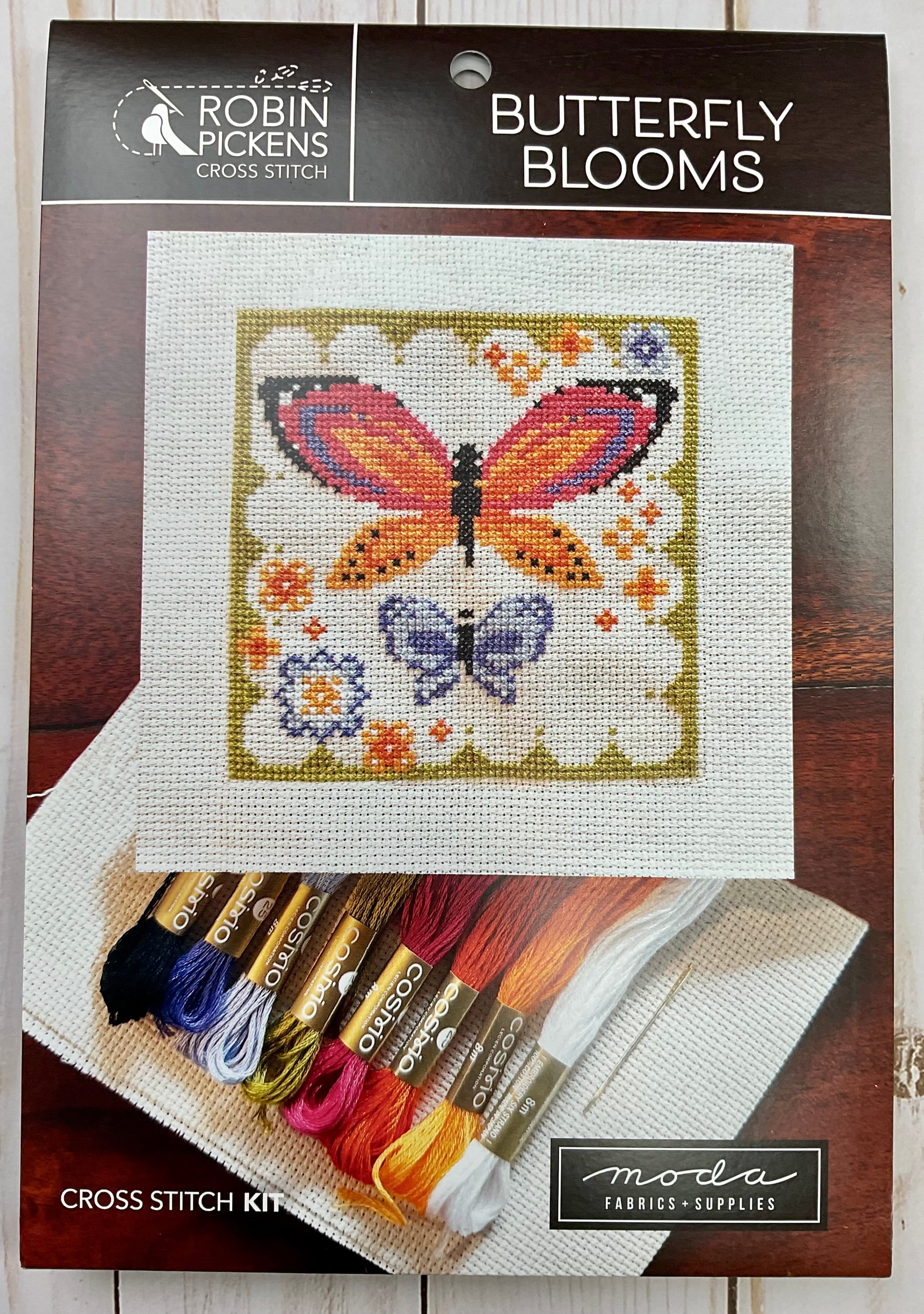 Butterfly Blooms Cross Stitch Kit