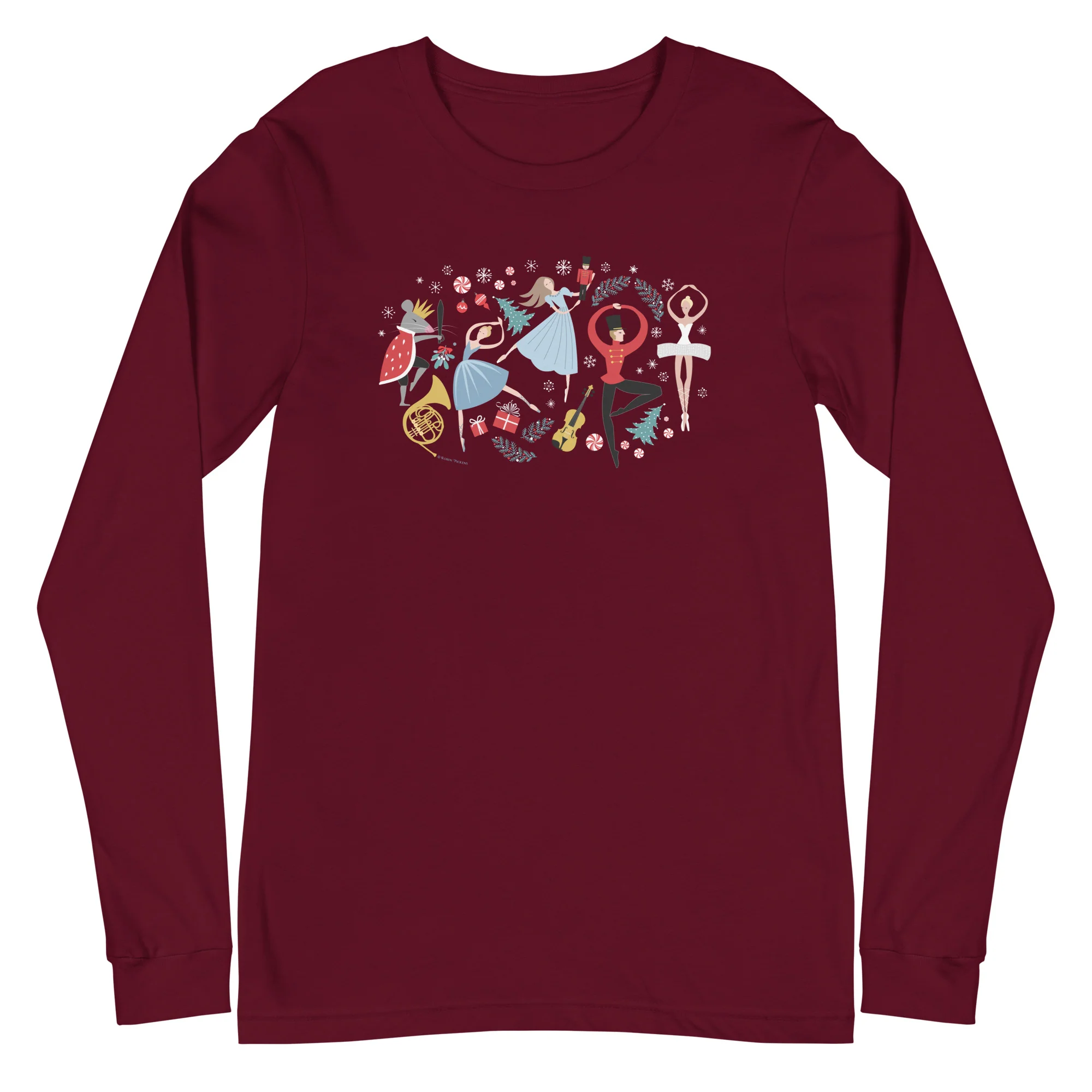 Clara's Nutcracker Ballet Unisex Long Sleeve Tee - Image 3