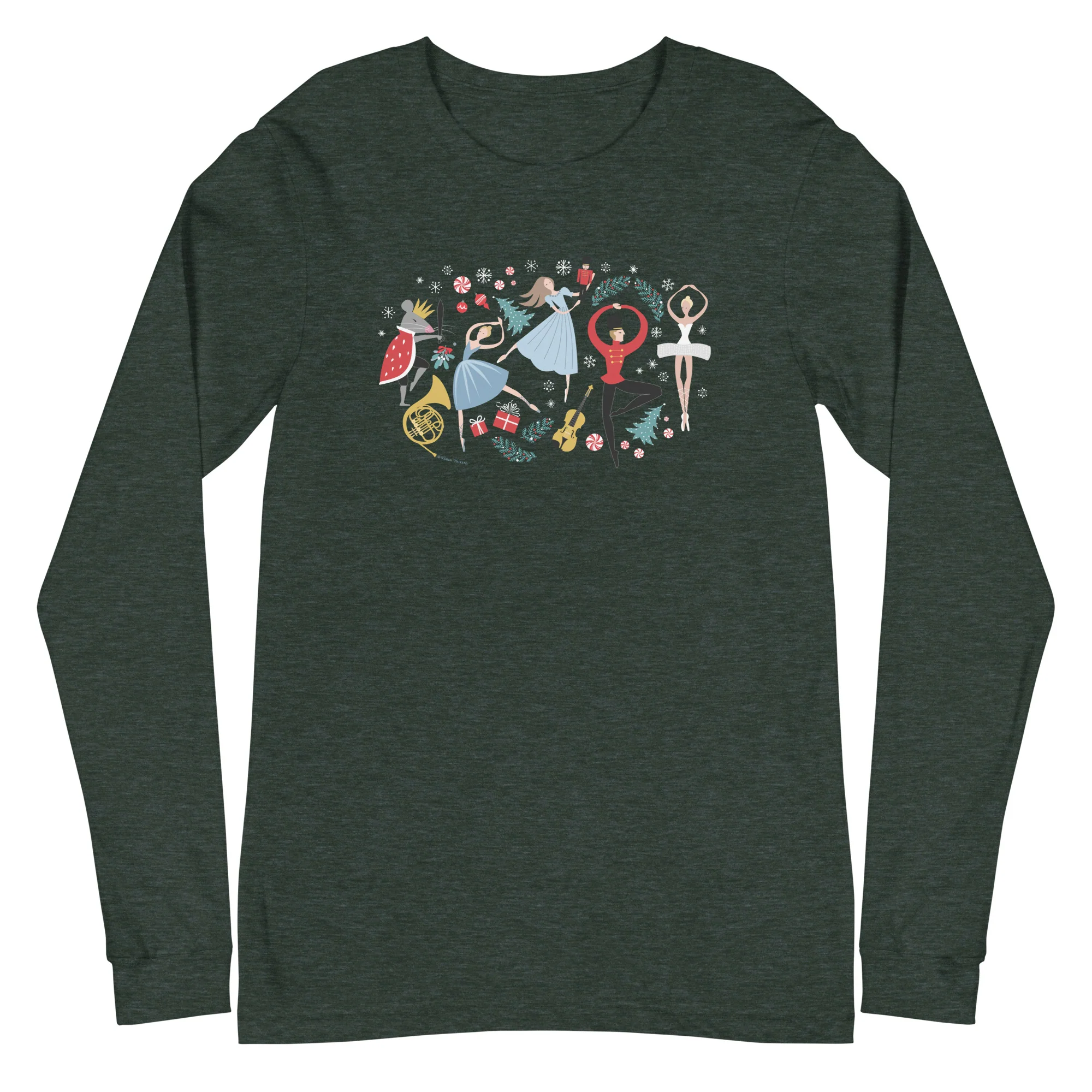 Clara's Nutcracker Ballet Unisex Long Sleeve Tee - Image 5