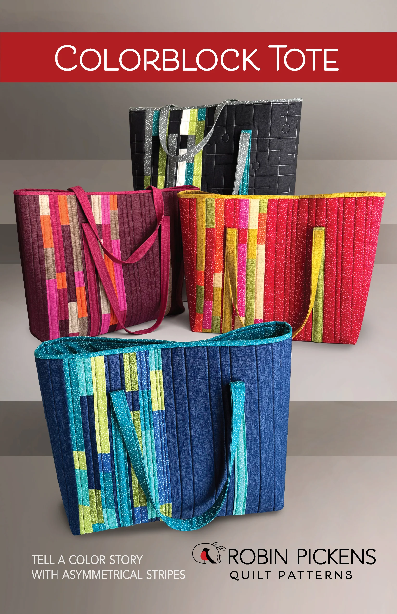 Colorblock Tote digital pdf pattern