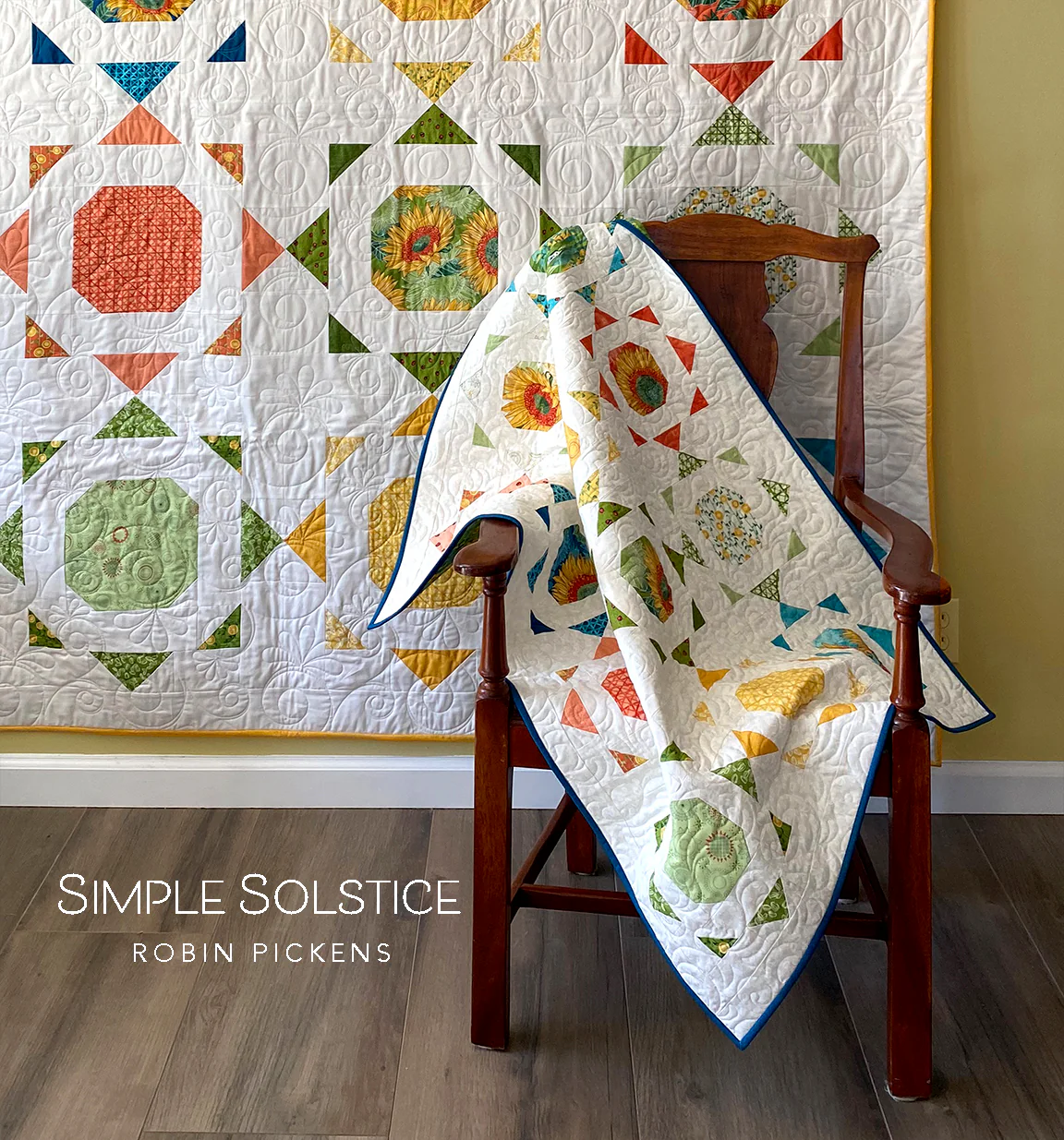 SIMPLE SOLSTICE (PRINTED booklet) Quilt Pattern by Robin Pickens - Image 3