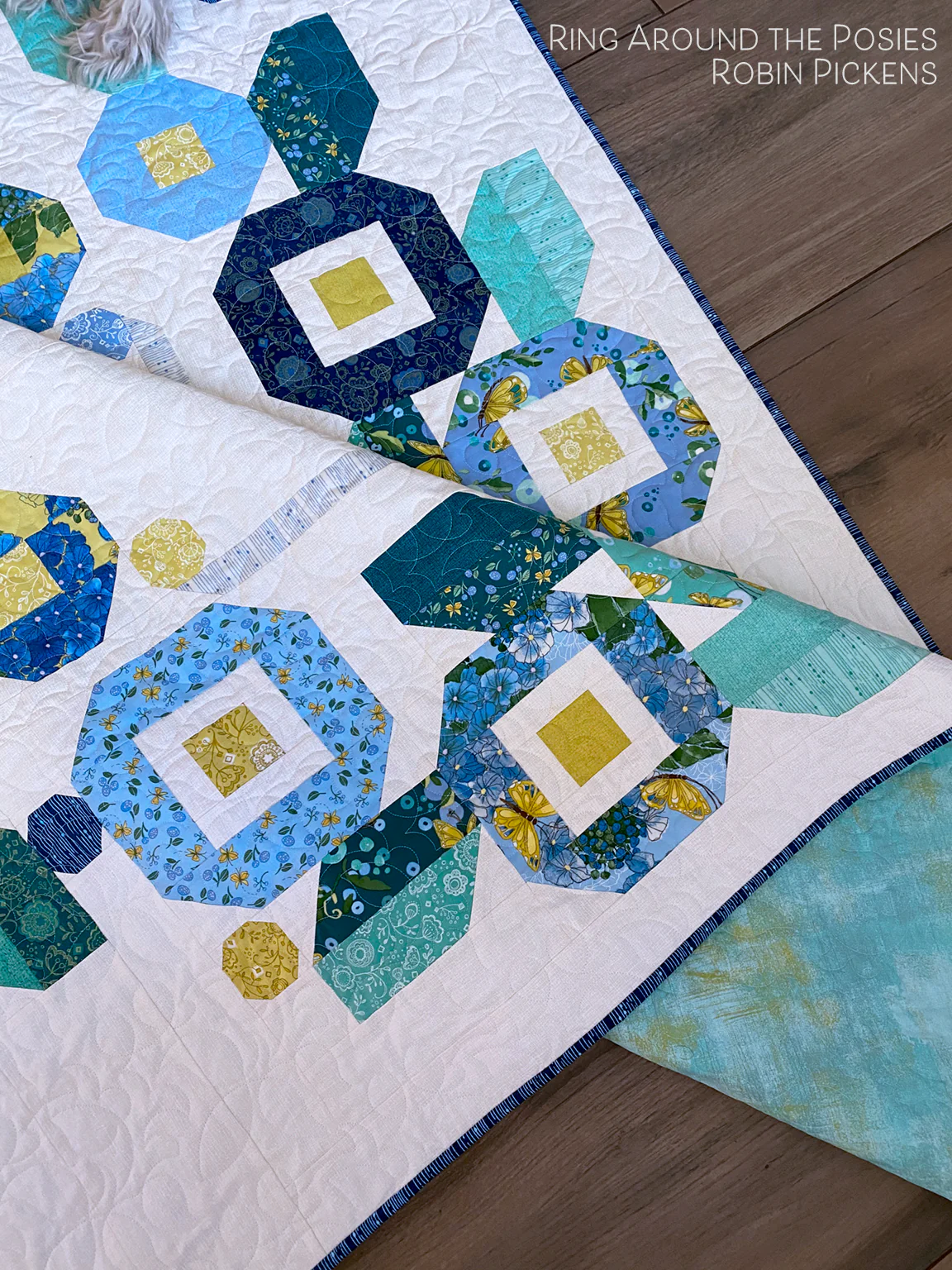 RING AROUND THE POSIES Quilt Pattern, PRINTED booklet - Image 7