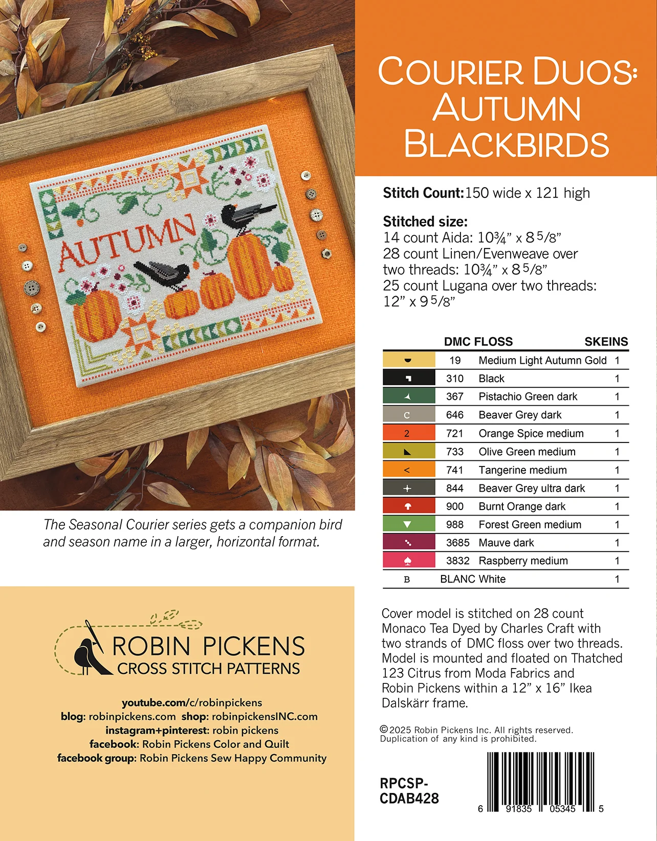 Courier Duos: Autumn Blackbirds - Image 2