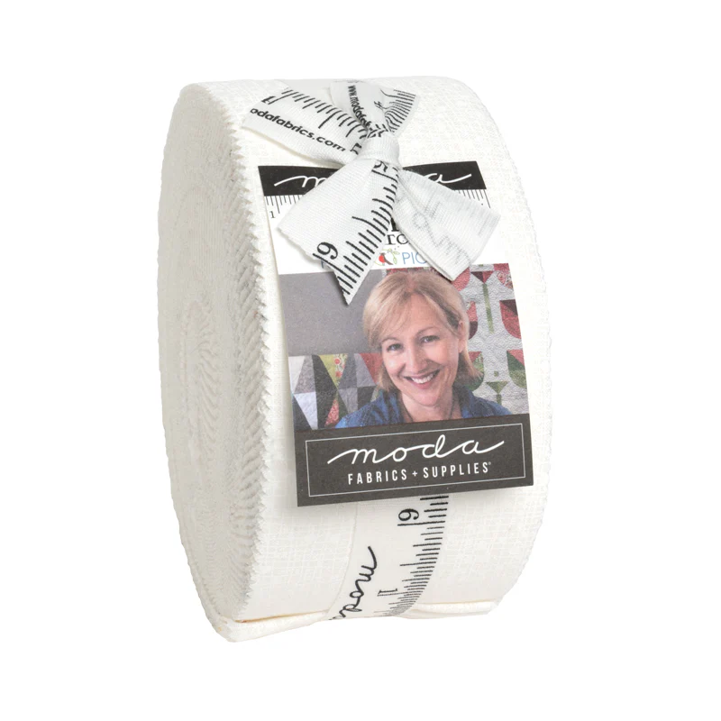 Dotty Thatched Jelly Roll - Blizzard (All White)