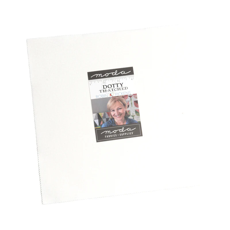 Dotty Thatched Layer Cake - Blizzard (All White)