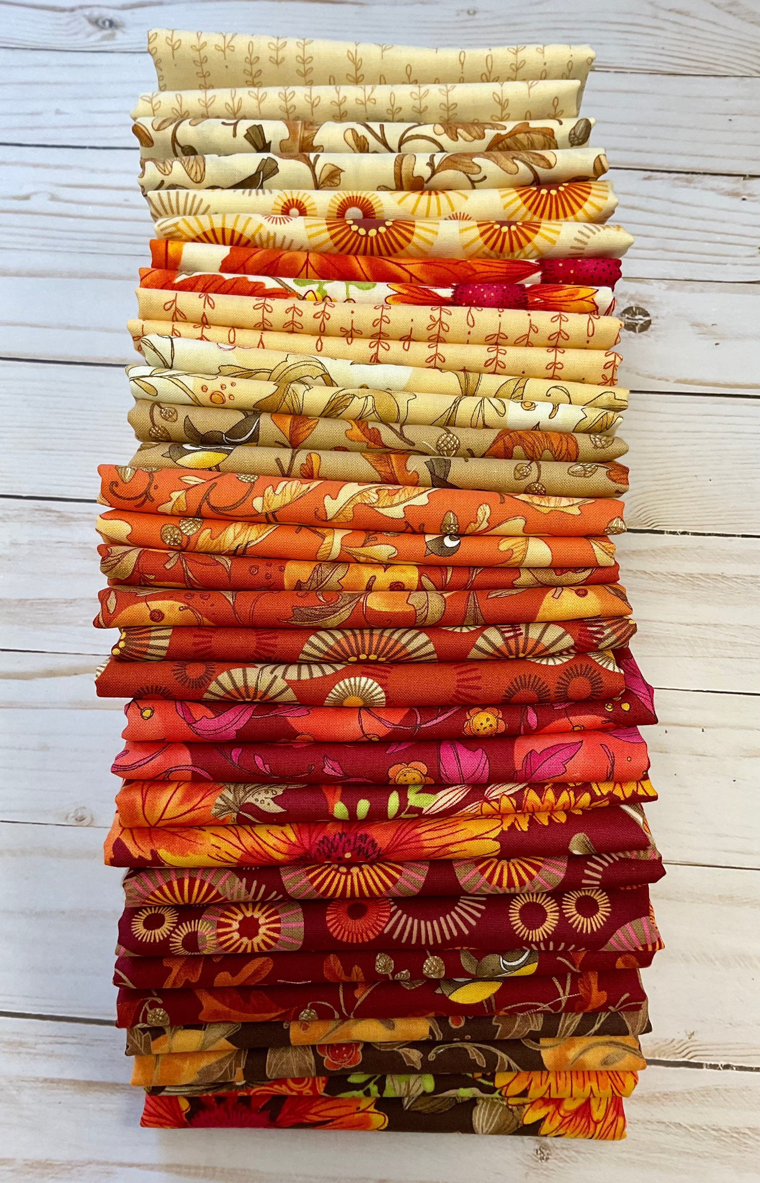 Fall Frolic Half Yard Bundle (16) Curated