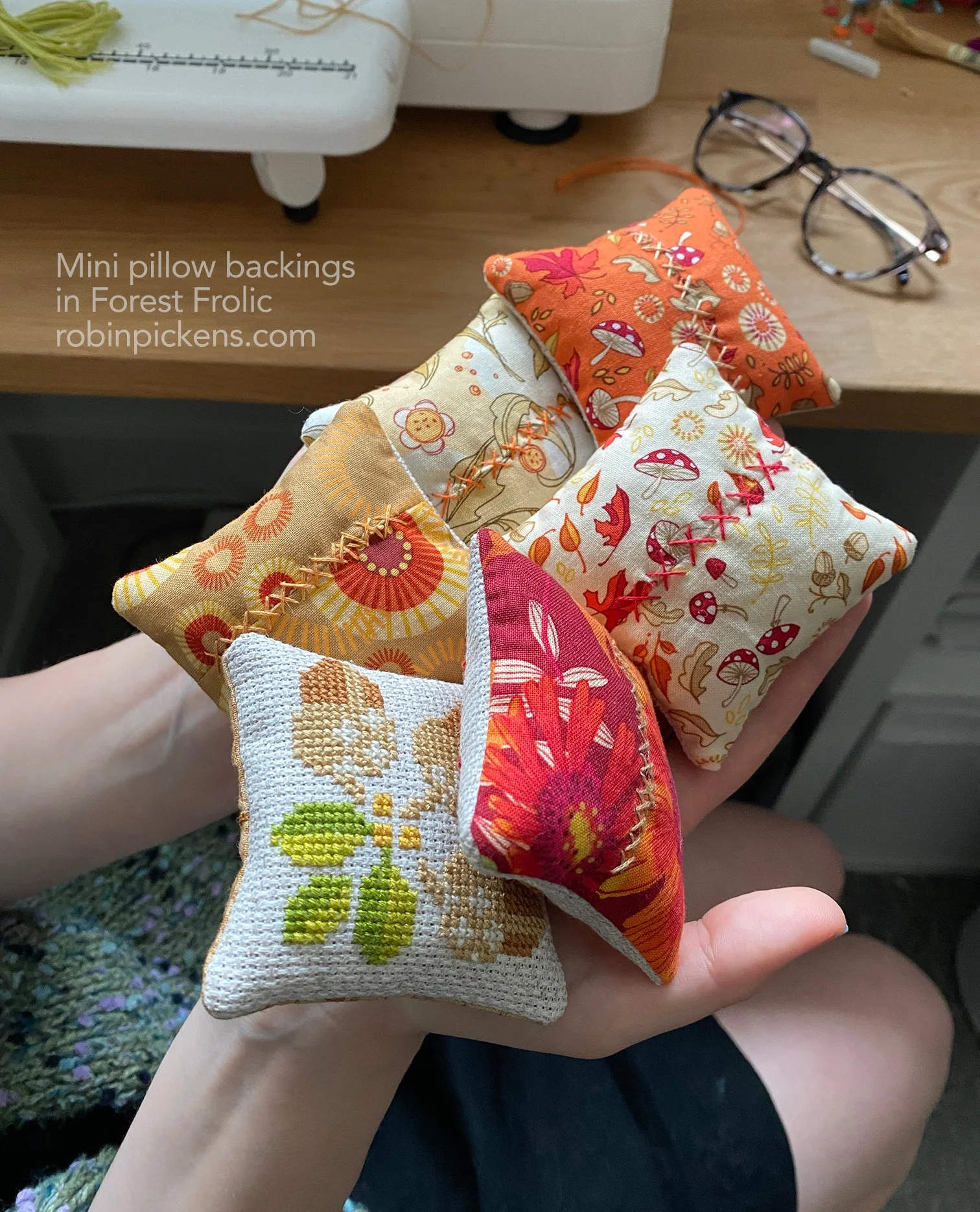 FALL FROLIC SAMPLER Cross Stitch Printed Pattern Booklet - Image 6