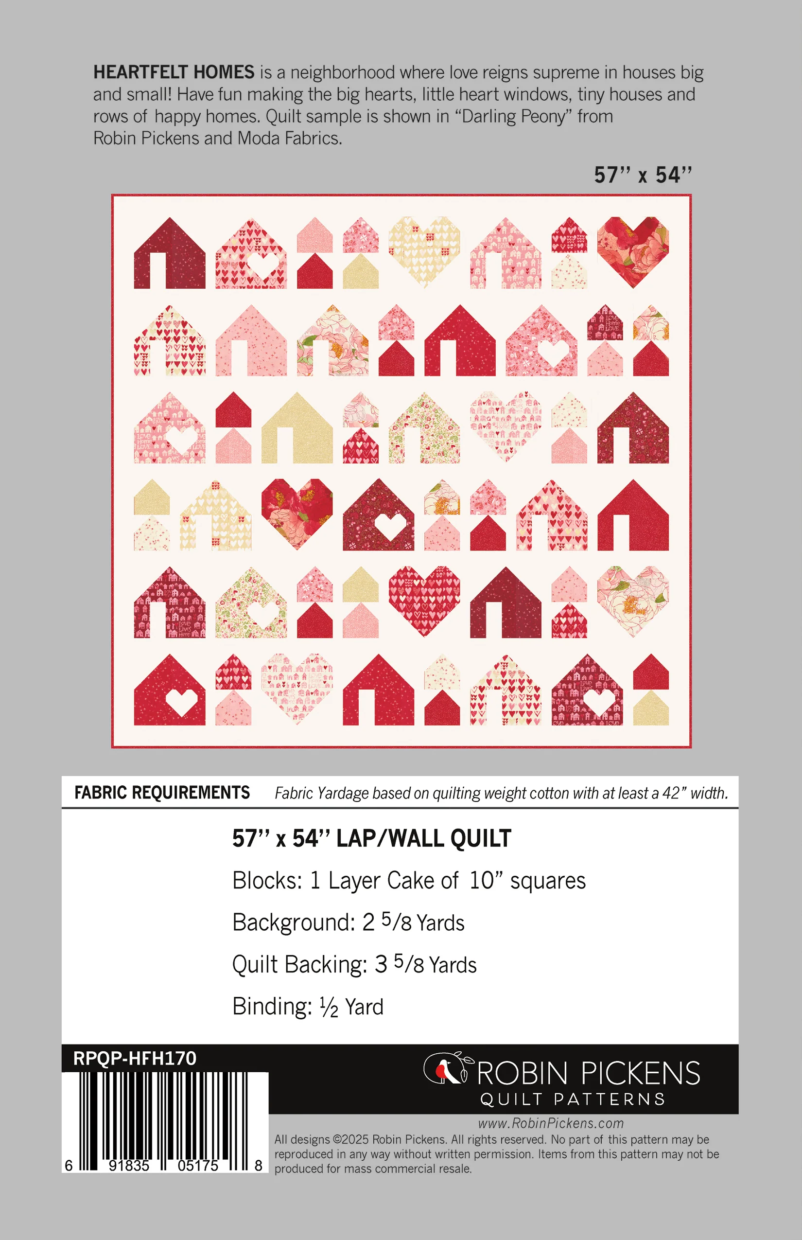 Heartfelt Homes Quilt Pattern Digital PDF - Image 2