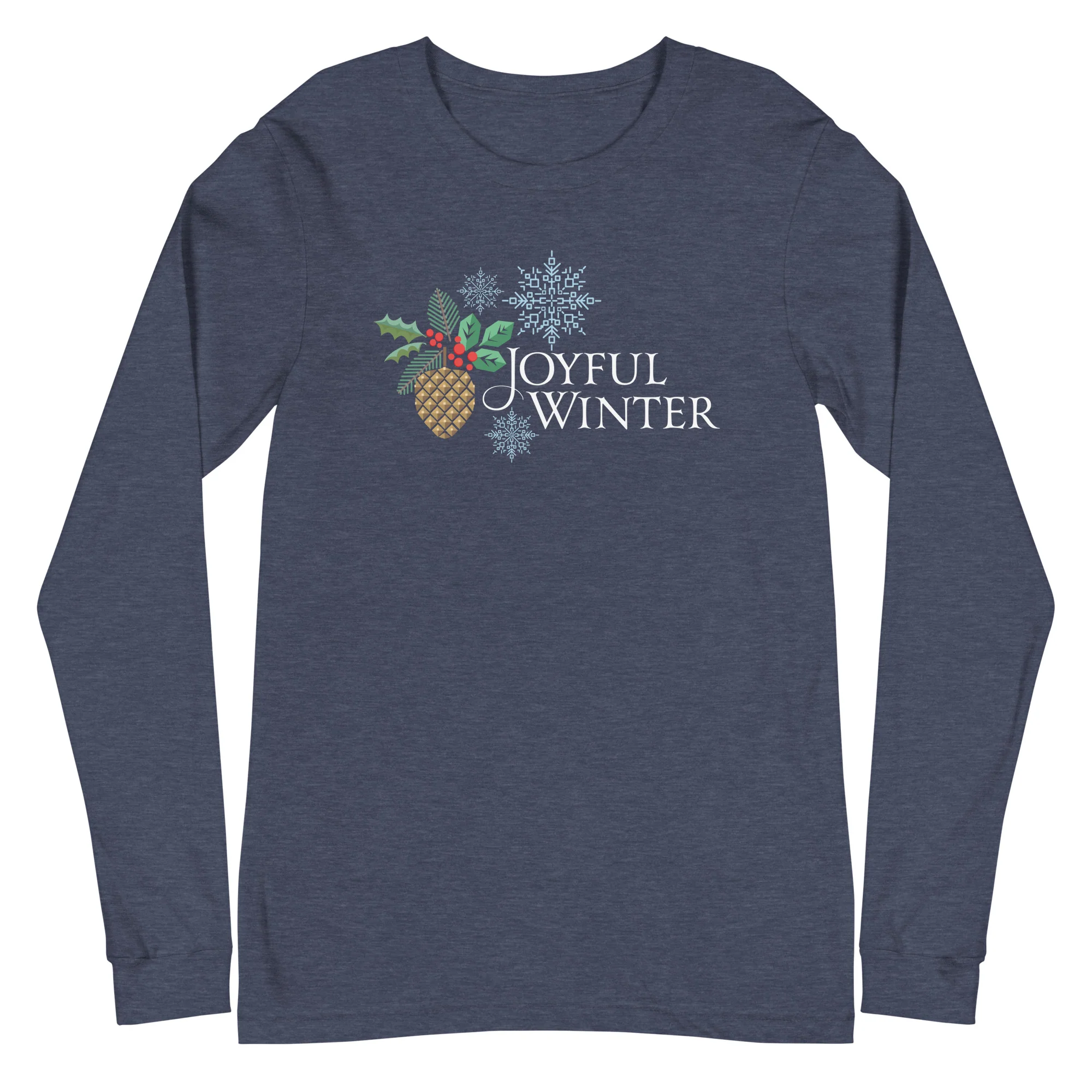 Joyful Winter Unisex Long Sleeve Tee - Image 6