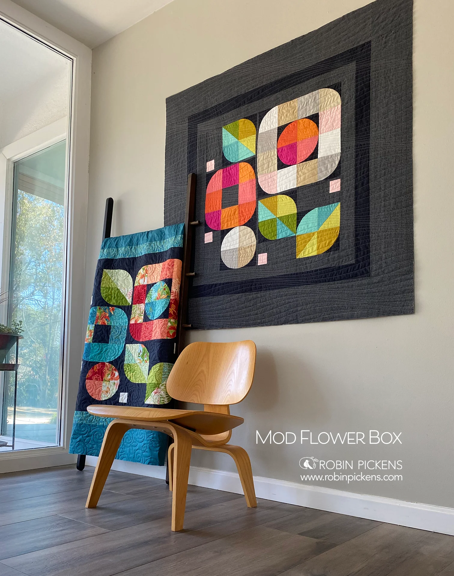 Mod Flower Box quilt pattern digital PDF - Image 5
