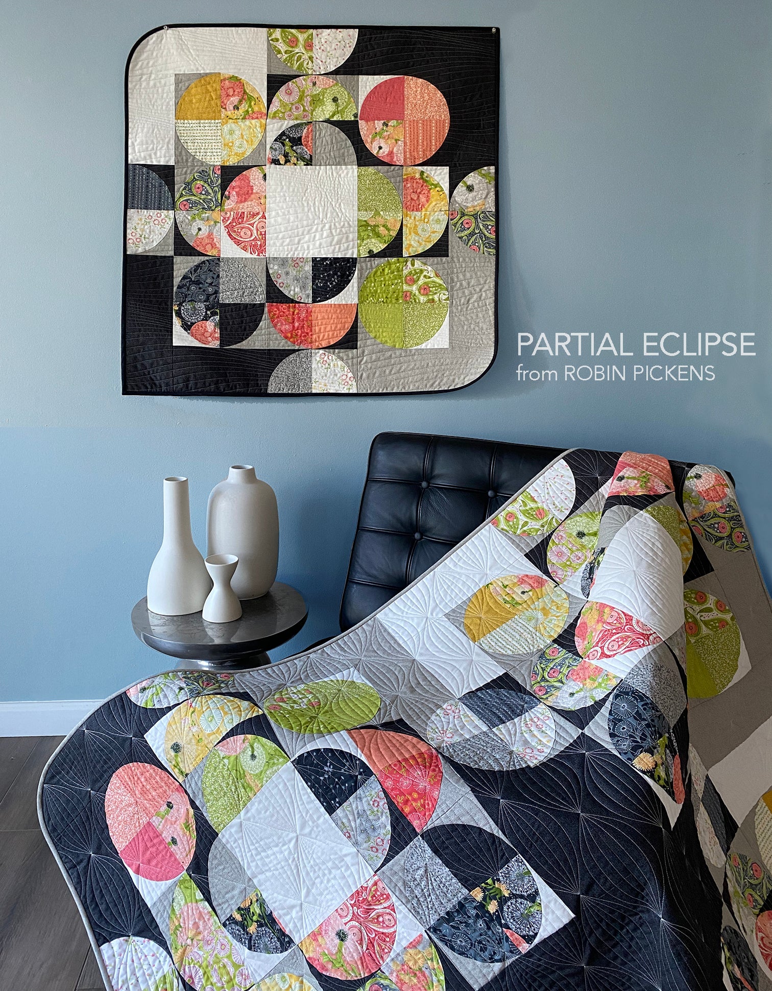 Partial Eclipse (digital pdf) quilt pattern with paper template - Image 6