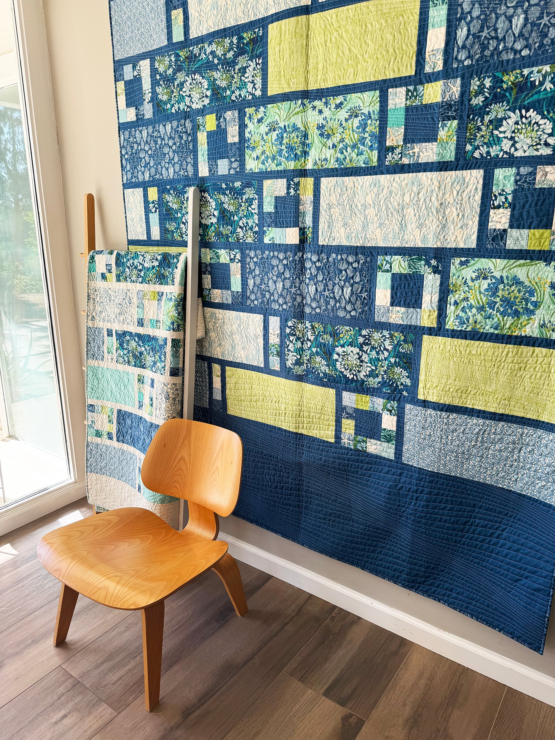 TOKYO TERRACE Digital PDF Quilt Pattern / Twin and Lap size / Easy Fast Quilt - Image 4