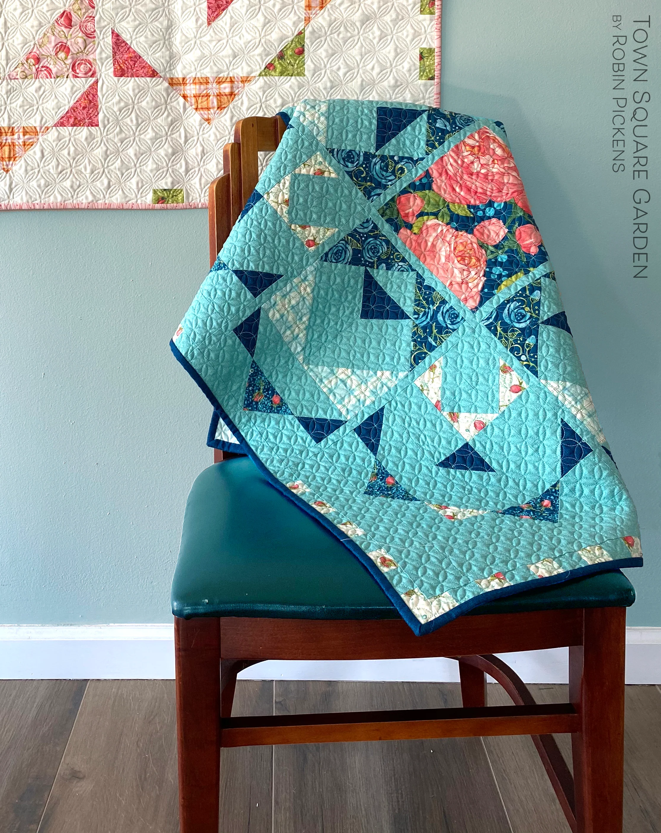 TOWN SQUARE GARDEN Quilt Pattern (printed booklet) by Robin Pickens - Image 3