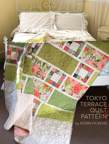 TOKYO TERRACE Quilt Pattern (printed booklet) by Robin Pickens /Twin and Lap - Image 6