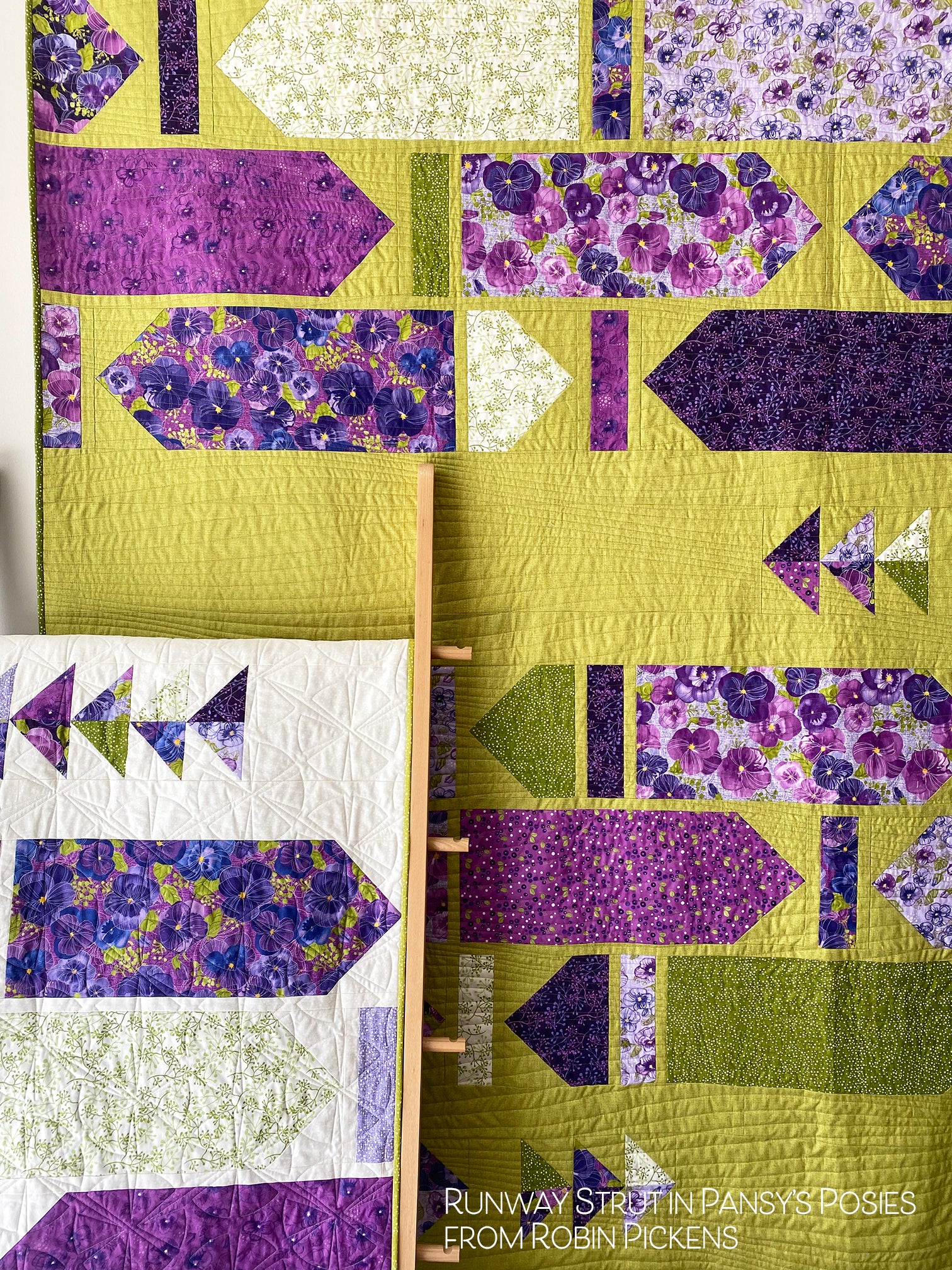 RUNWAY STRUT digital PDF quilt pattern by Robin Pickens - Image 6
