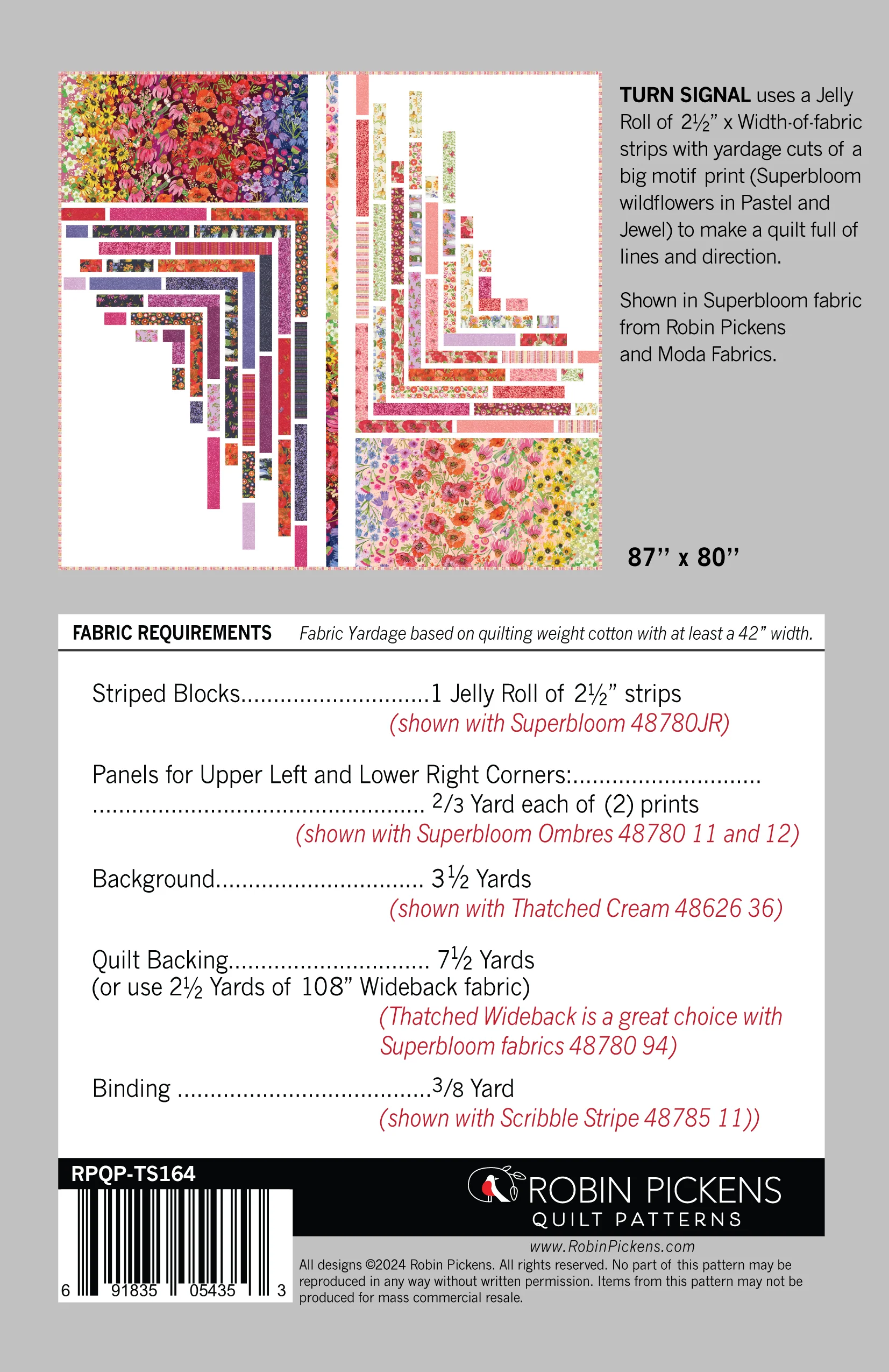 Turn Signal digital PDF pattern - Image 2
