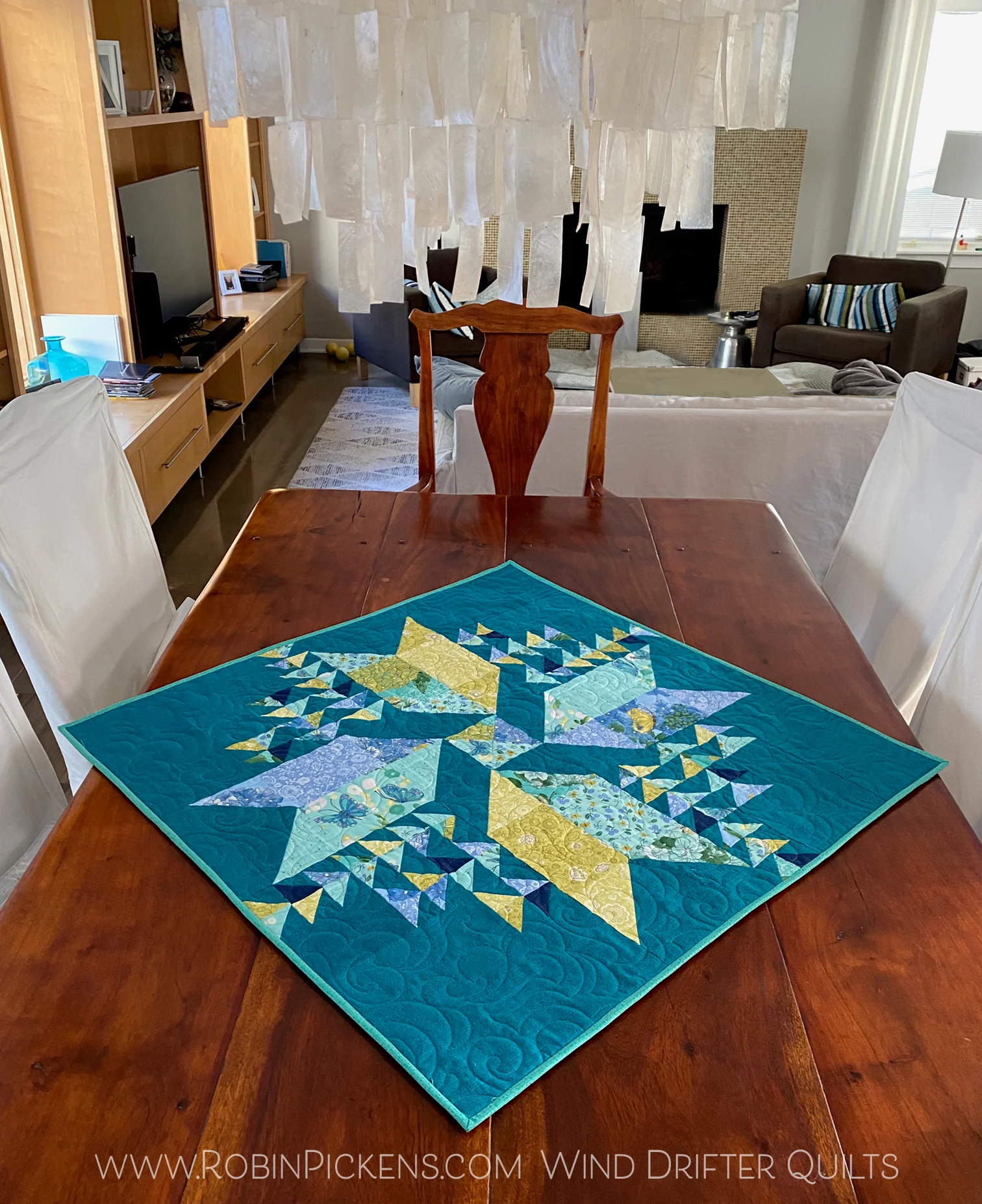 Wind Drifter Quilt Pattern- 2 sizes, Printed Booklet - Image 5