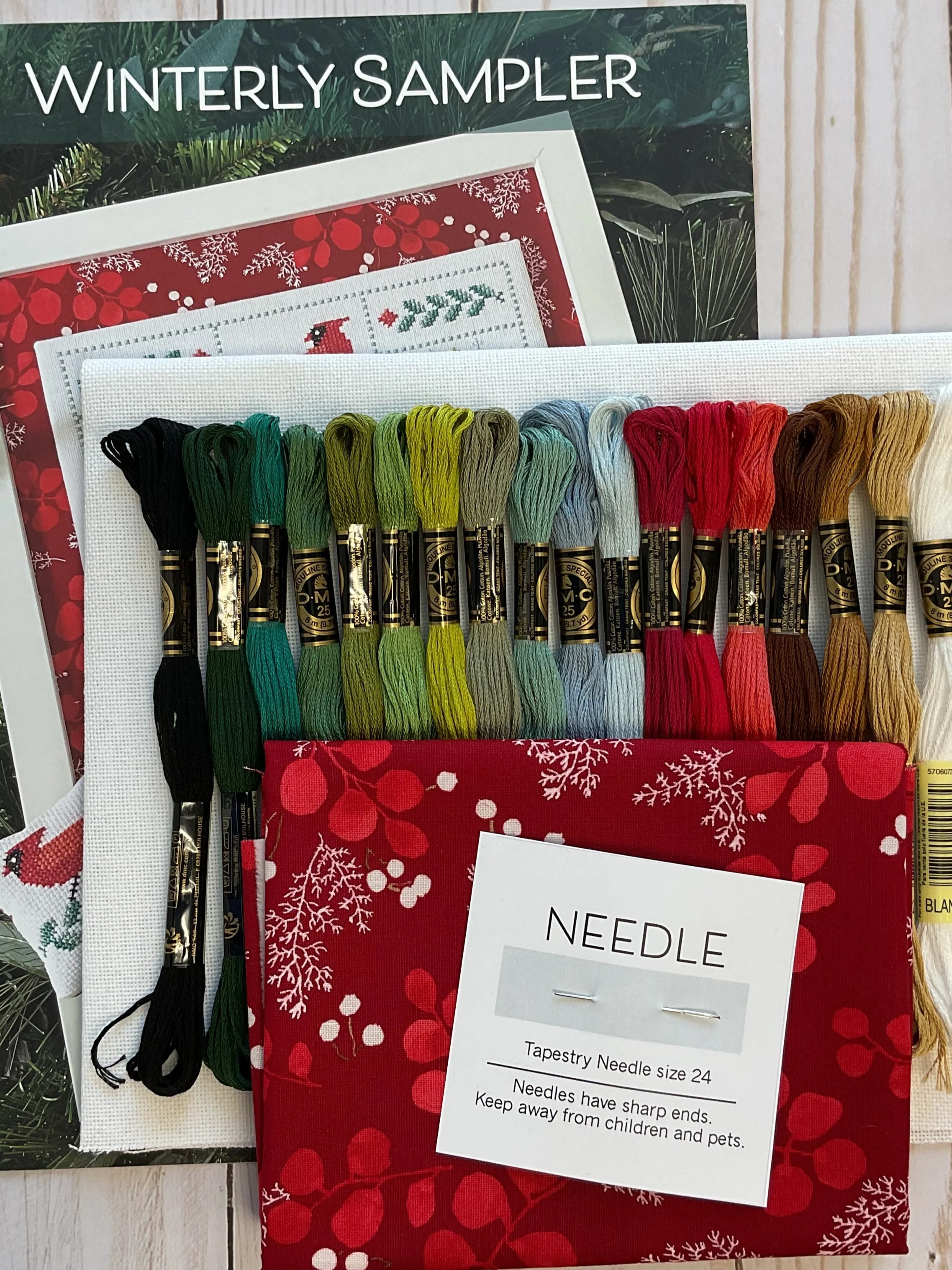 Winterly Sampler Cross Stitch Kit - Image 5