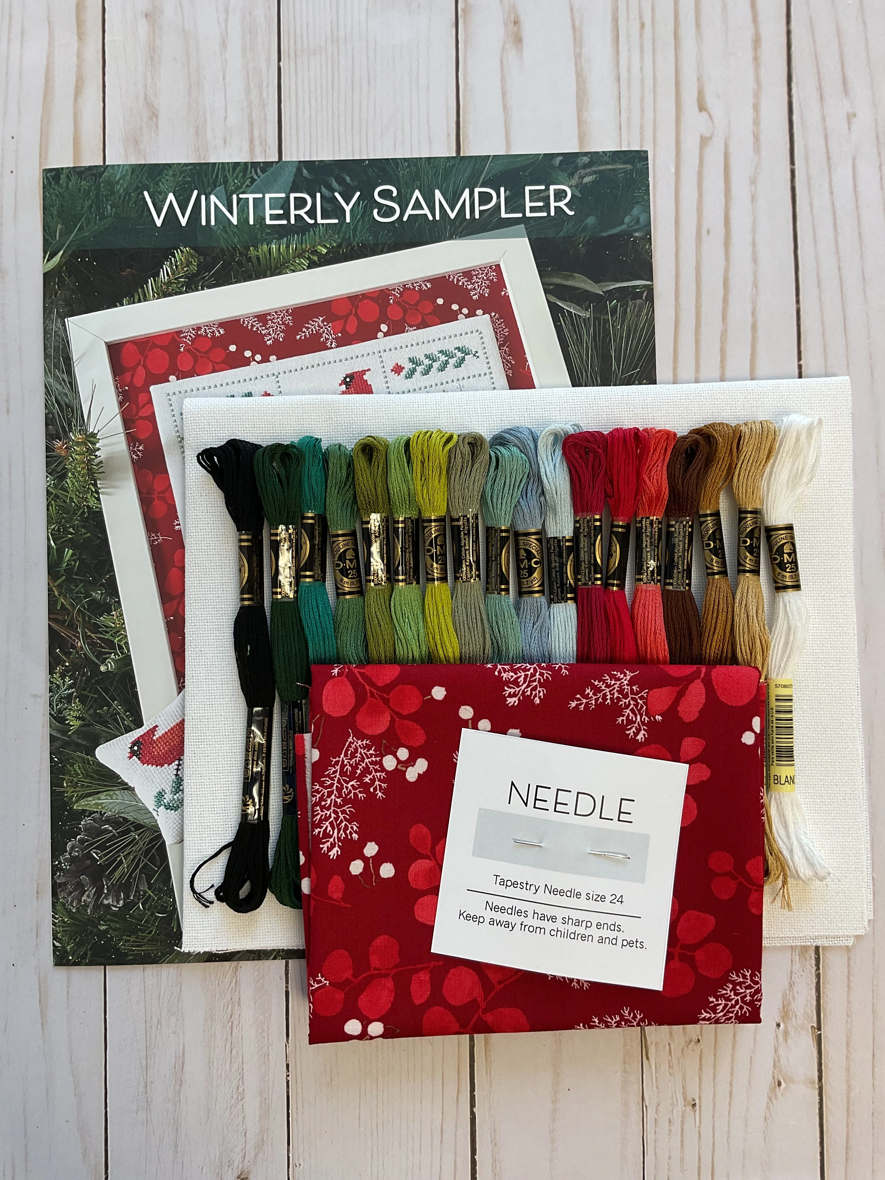 Winterly Sampler Cross Stitch Kit - Image 6